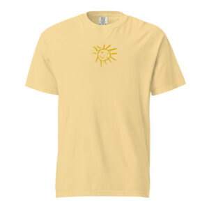 Happy Sun Unisex Embroidered T-shirt