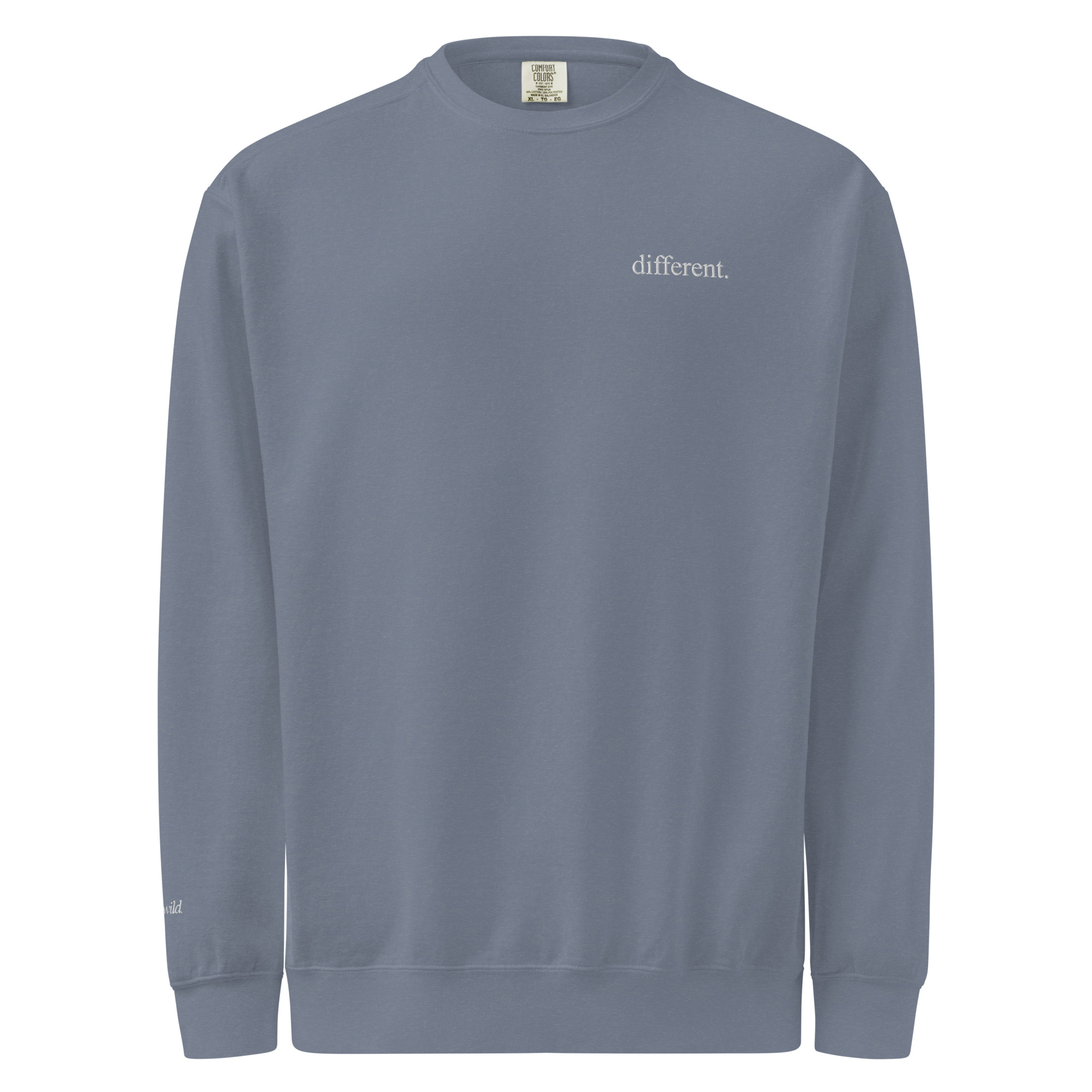 "I Am Different" Unisex Embroidered Sweatshirt - Image 2