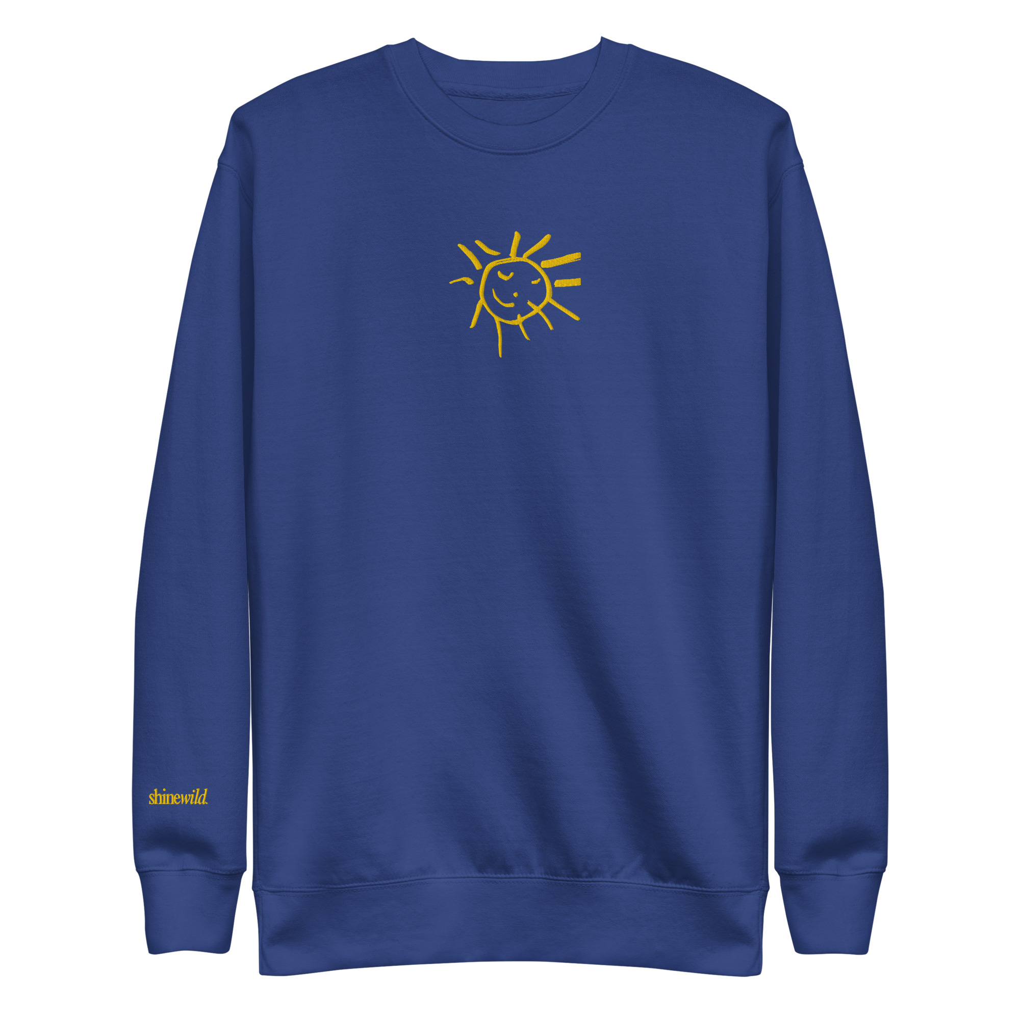 Happy Sun Adult Embroidered Unisex Sweatshirt