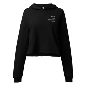 Define Your Difference Crop Hoodie