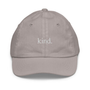 "I Am Kind" Youth Embroidered Baseball Cap