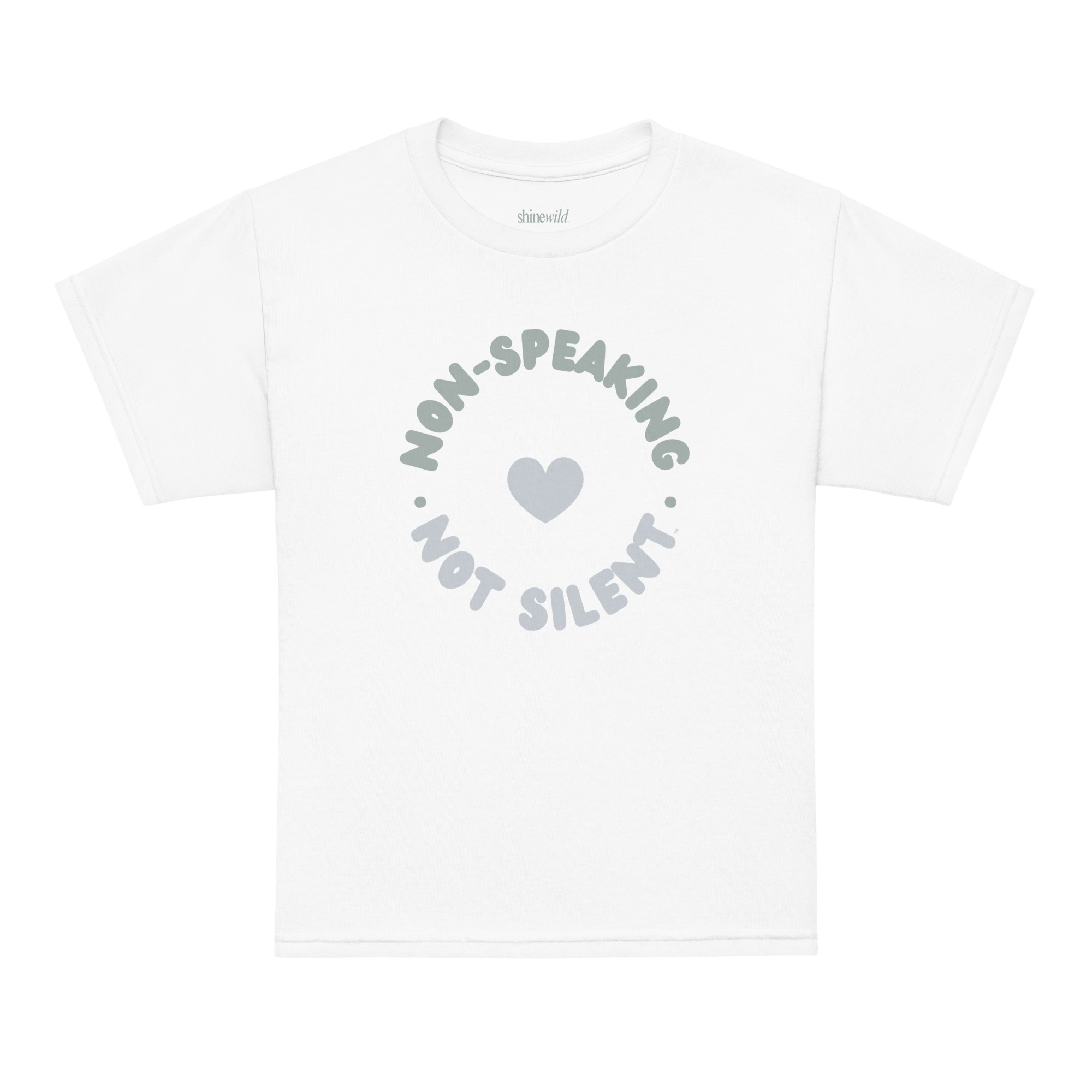 Non-Speaking, Not Silent Youth T-shirt
