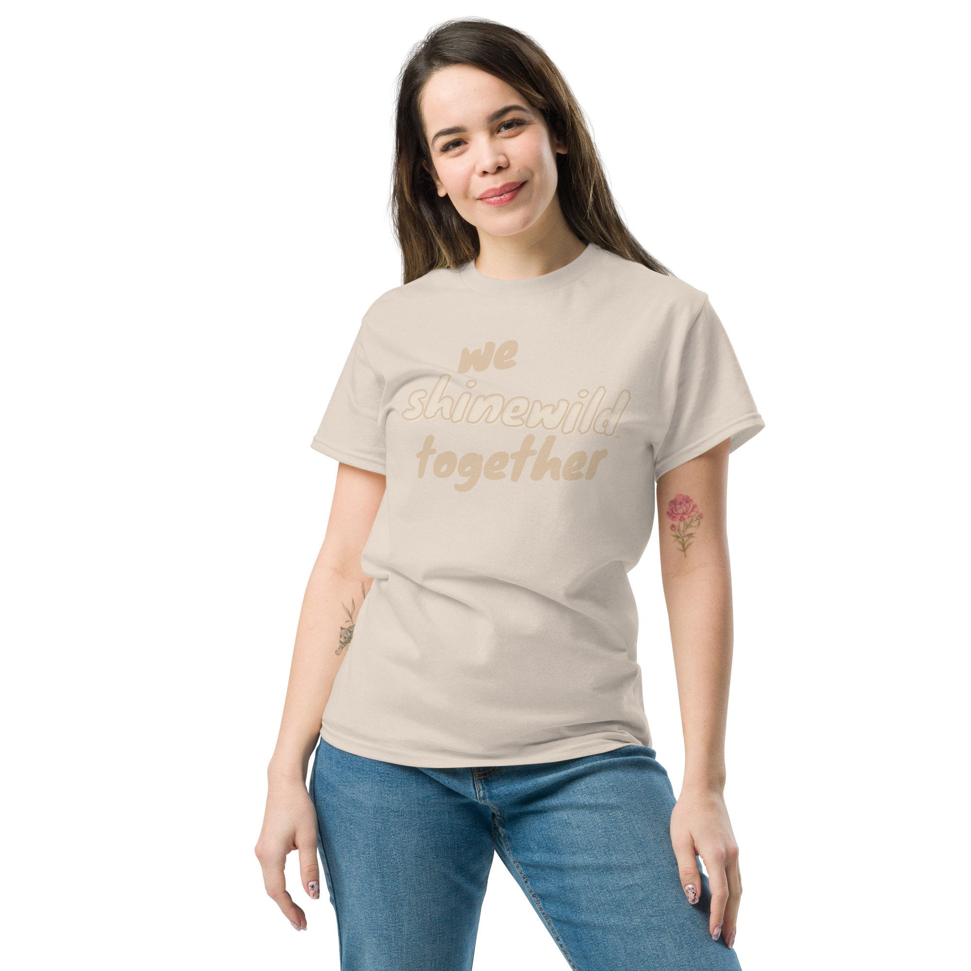 We Shine Wild Together Unisex Classic Tee - Image 4