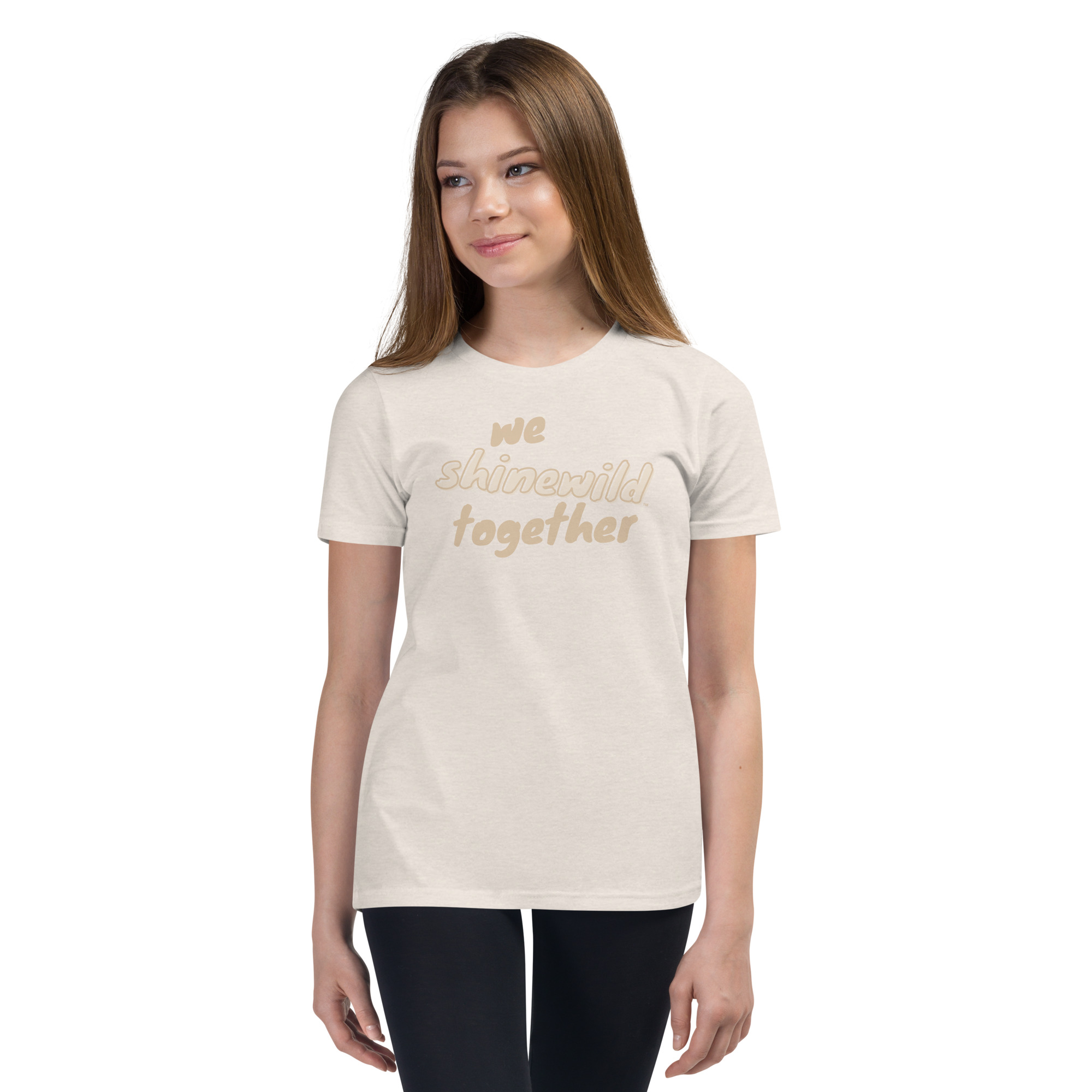 We Shine Wild Together Youth Short Sleeve T-Shirt - Image 2