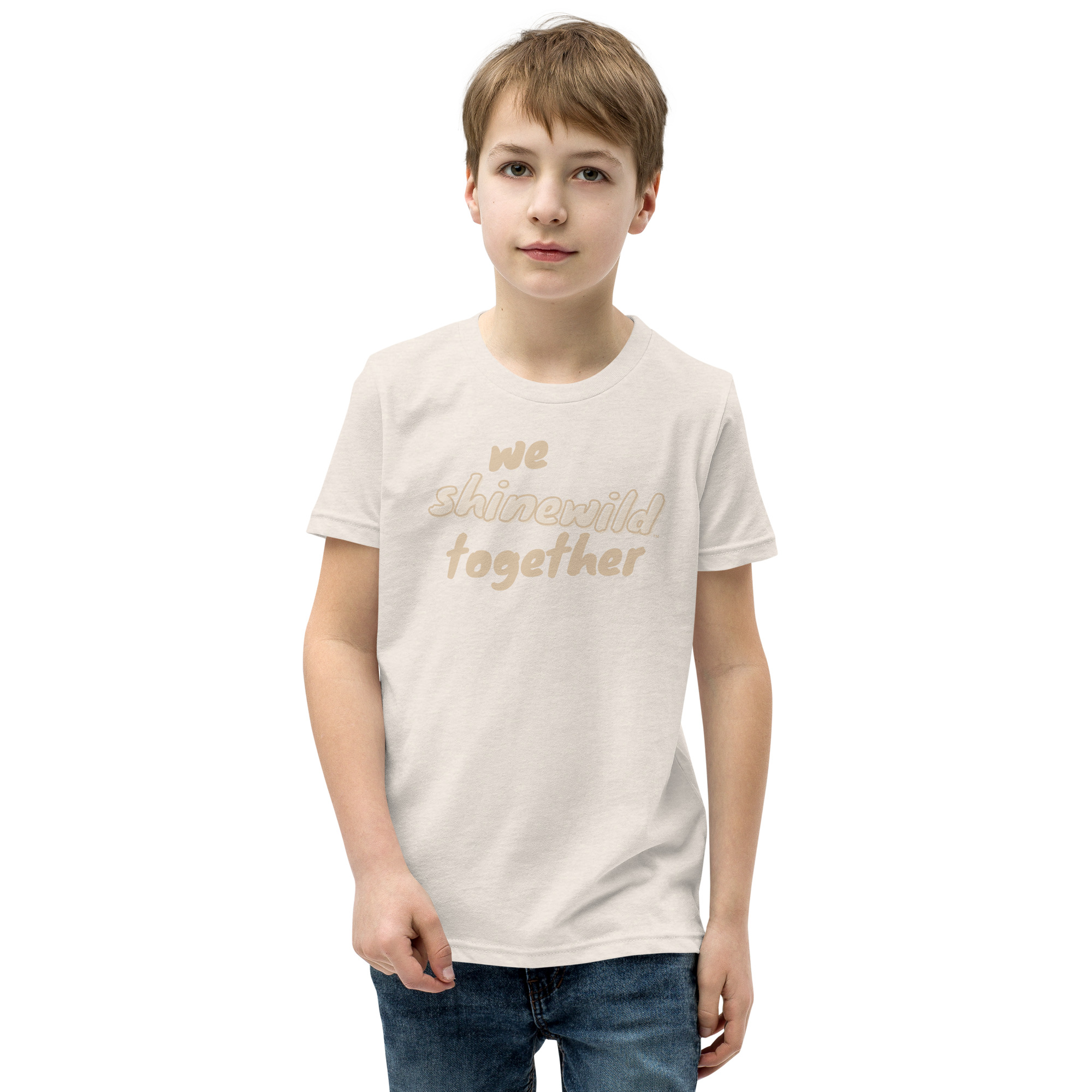 We Shine Wild Together Youth Short Sleeve T-Shirt - Image 3